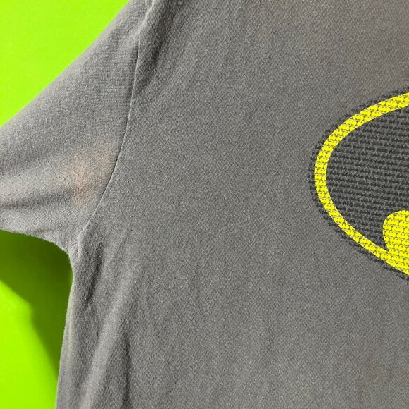 XL Grey yellow DC Comics Batman tee - Picture 4 of 8